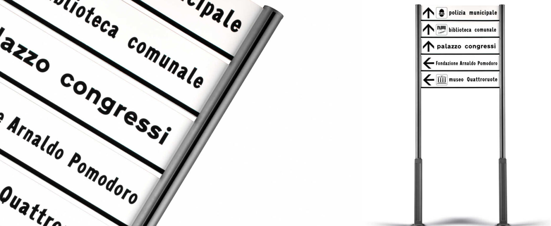 Panel informativo DUPLUS PARVUS SINGULA para parques y espacios públicos