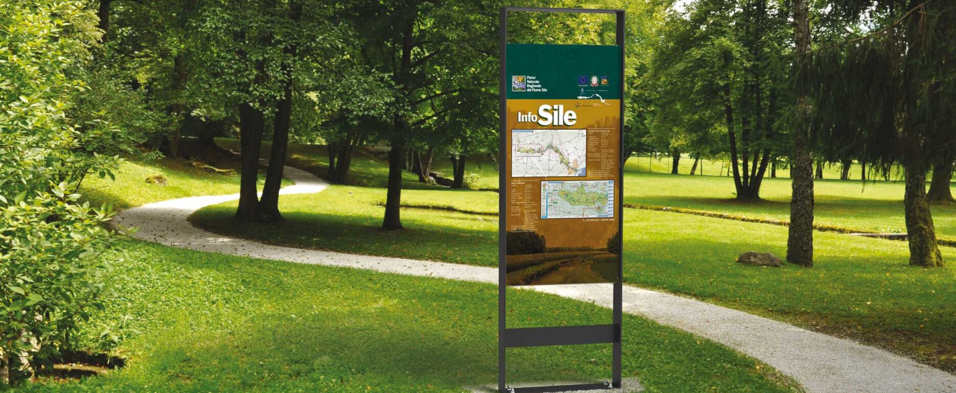 Expositor SENNA para parques y espacios públicos