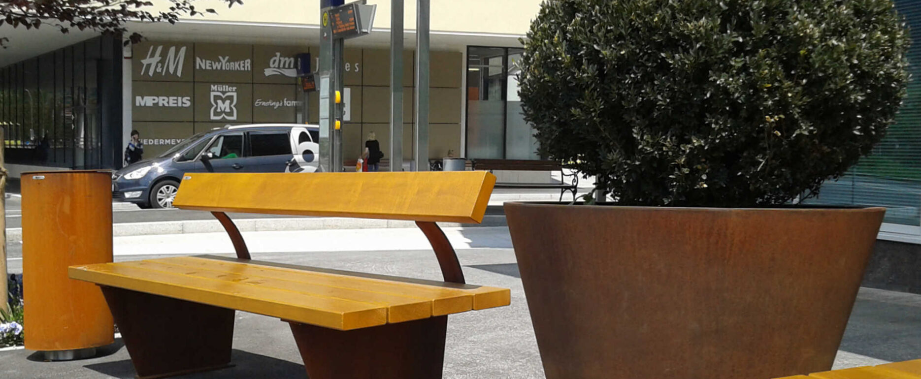 Jardinera PITOCCA para parques y espacios públicos