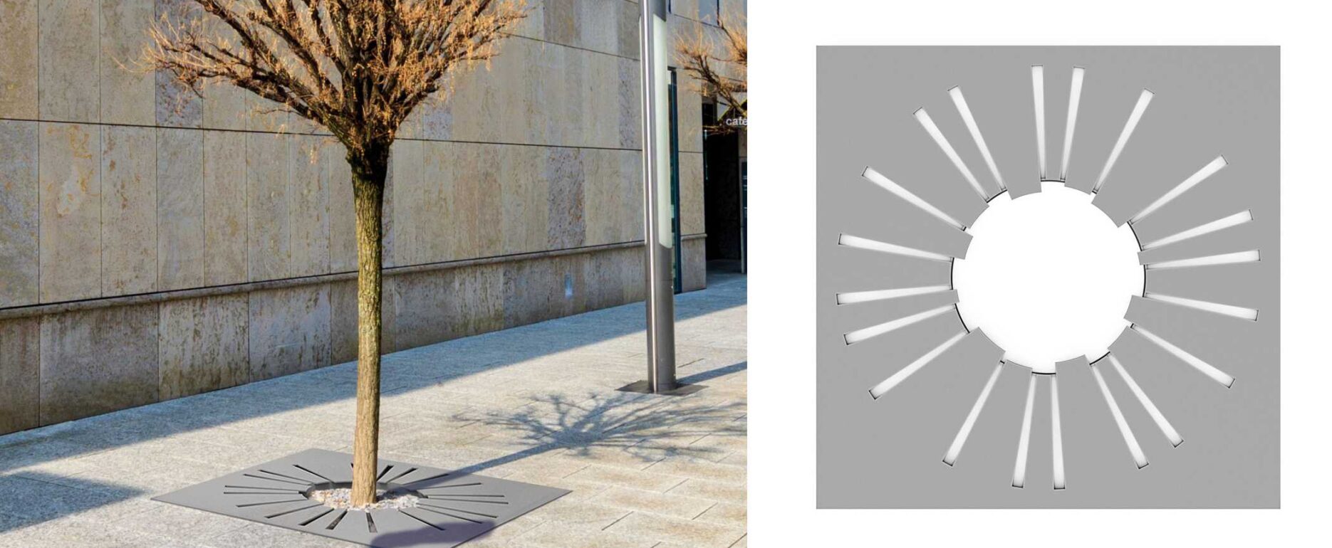 Alcorque SUNNY para parques y espacios públicos