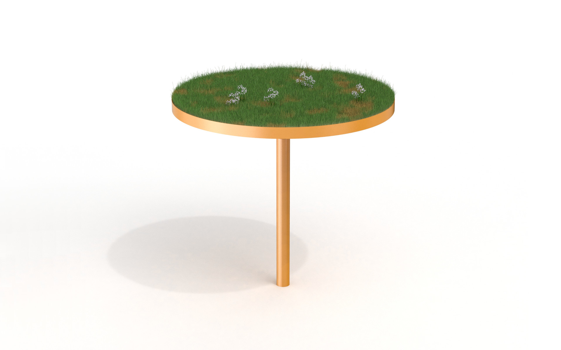 Paseo marítimo con palmeras y sombrillas.