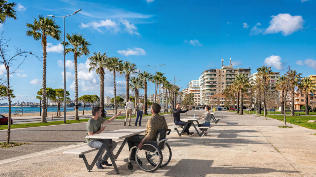 Mesa con asiento AIR B