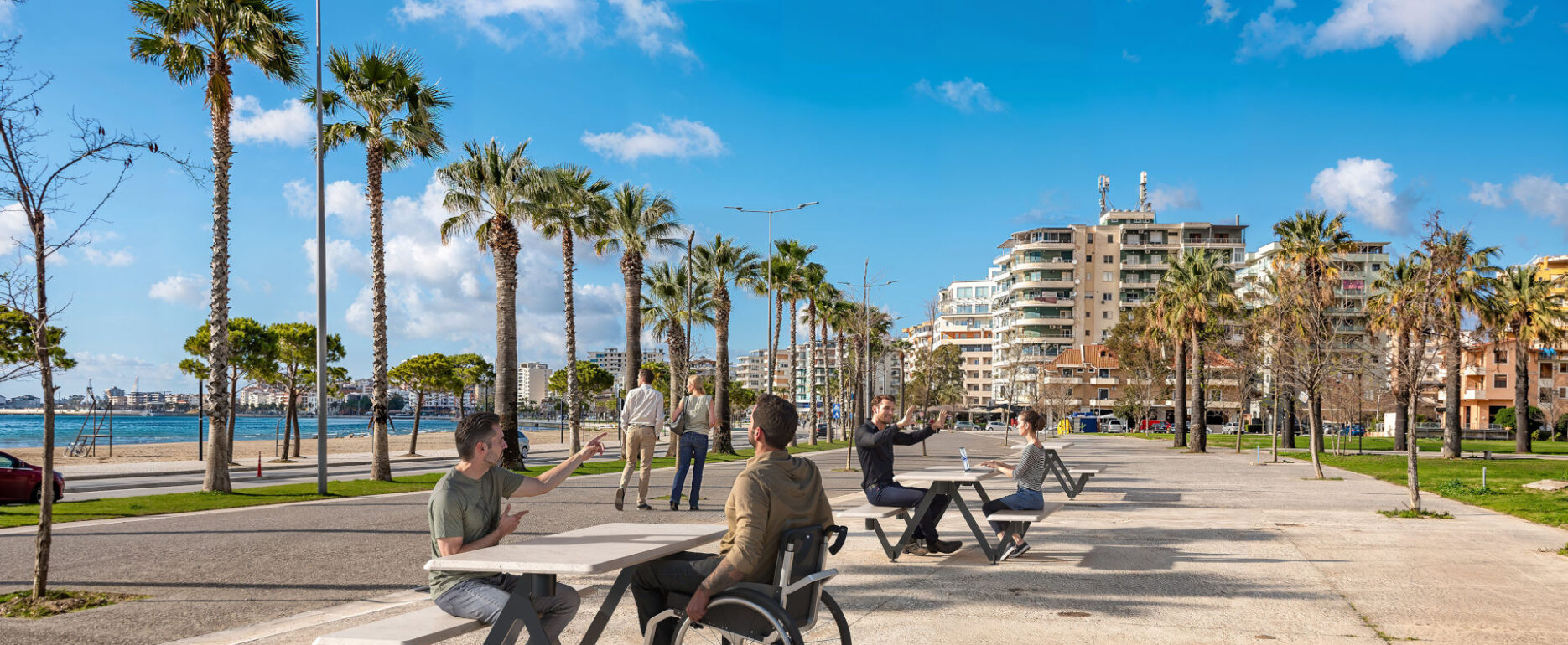 Mesa con asiento AIR B